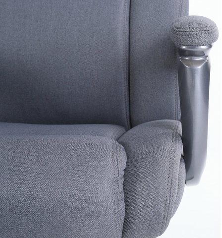 Кресло офисное BRABIX PREMIUM "Solid HD-005", нагрузка до 180 кг, ткань, серое, 531823