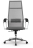 Кресло офисное МЕТТА "К-7" хром, прочная сетка, сиденье и спинка регулируемые, серое