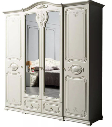 Шкаф 4-х дв. Азалия Эмаль