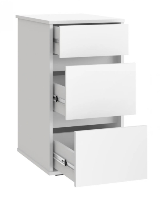 Тумба Оскар ОС-10 белый структурный