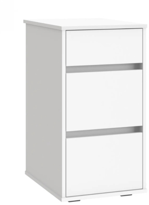 Тумба Оскар ОС-10 белый структурный