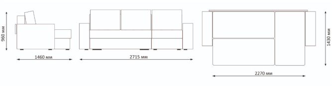 Диван угловой Прага (Soft)