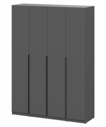 Шкаф 4-створчатый ШК 5 (1600) Графит