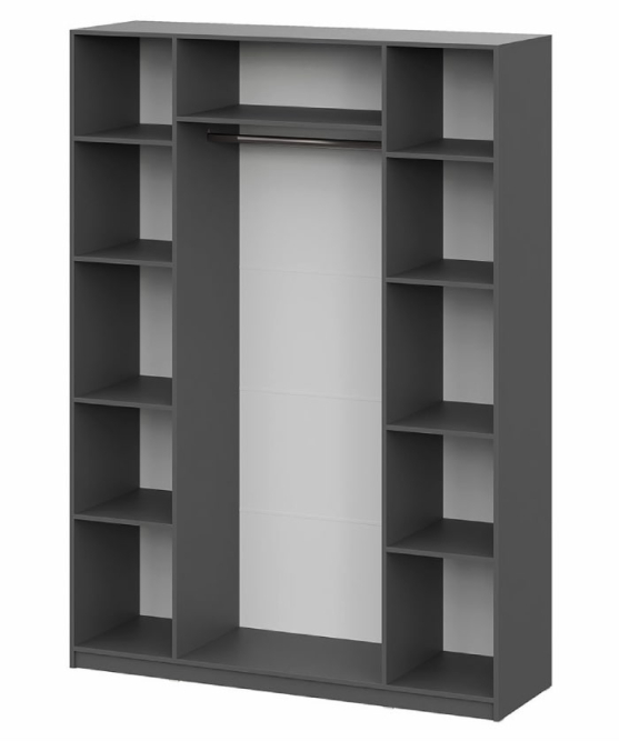 Шкаф 4-створчатый ШК 5 (1600) Графит