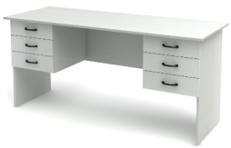 Стол 2-тумбовый 6 ящиков СК28