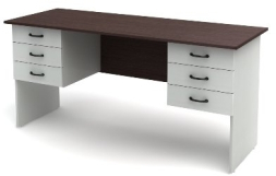 Стол 2-тумбовый 6 ящиков СК28