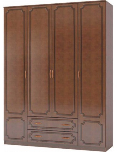 Шкаф распашной &quot;Лак&quot; 4-х дверный  ШР-4 (без зеркала)