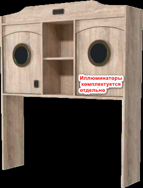 Надстройка для стола Мираж-1, секция №5