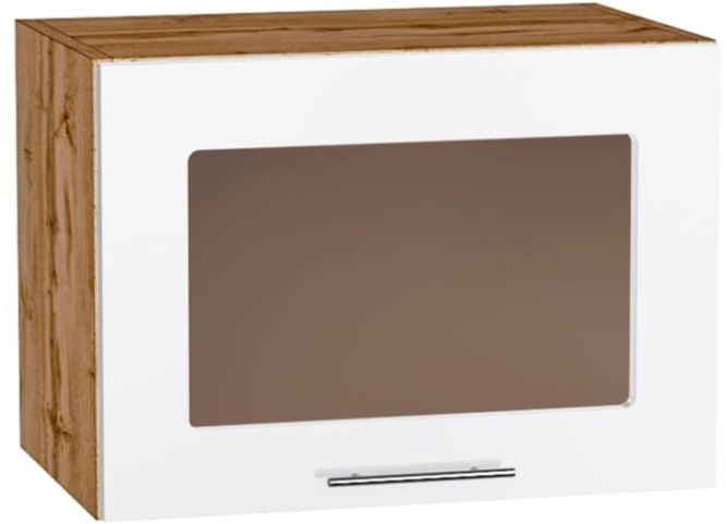 Шкаф верхний горизонт. со стеклом. Кухня Валерия ШВГС 500 (глянец)