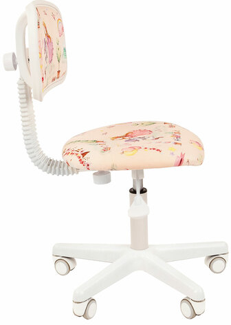 Кресло детское СН KIDS 101, без подлокотников, розовое с рисунком "Принцессы", 7027819