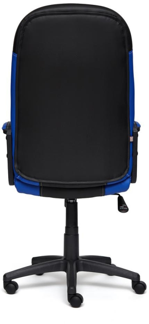 Кресло TWISTER кож/зам, черный/синий, 36-6/36-39