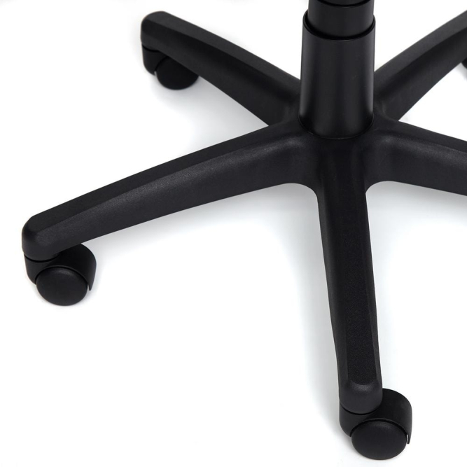 Кресло TWISTER кож/зам, черный/синий, 36-6/36-39