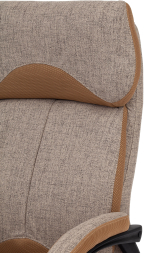 Кресло DUKE ткань, светло-коричневый/бронза, фостер 3/TW-21