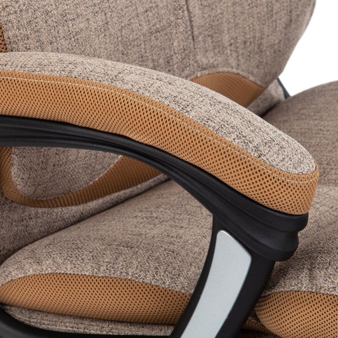 Кресло DUKE ткань, светло-коричневый/бронза, фостер 3/TW-21