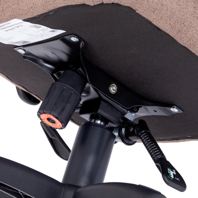 Кресло DUKE ткань, светло-коричневый/бронза, фостер 3/TW-21