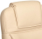 Кресло BERGAMO (хром) кож/зам, бежевый, 36-34