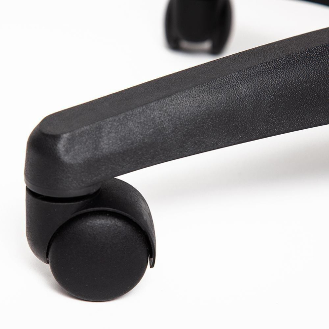 Кресло PARMA кож/зам, черный/синий, 36-6/36-39