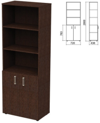 Шкаф полузакрытый Приоритет  4 полки