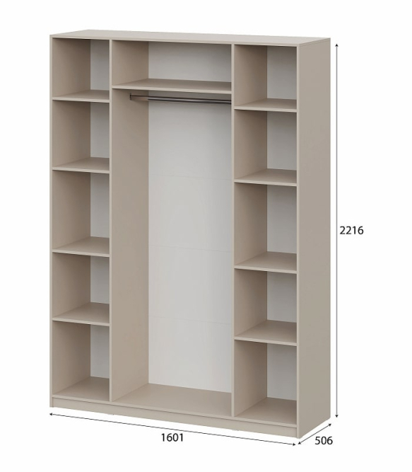 Шкаф 4-створчатый ШК 5 (1600) Меланж