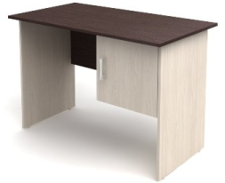 Стол 1-тумбовый с дверкой СК50) (тумба с права)