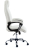 Кресло BOSS (хром) кож/зам, белый, 36-01/36-01/06
