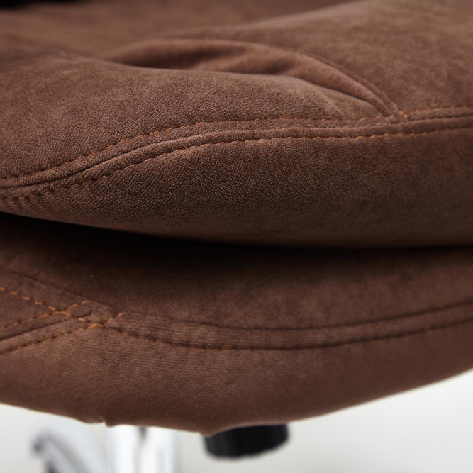 Кресло SOFTY LUX флок , коричневый, 6