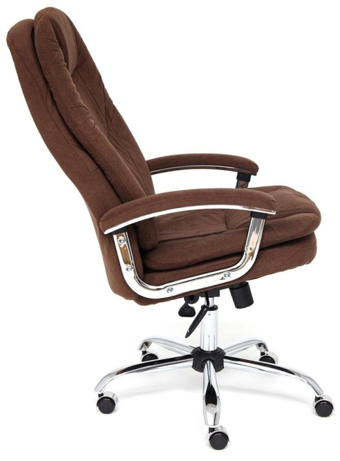 Кресло SOFTY LUX флок , коричневый, 6