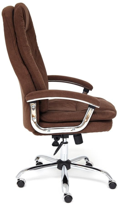 Кресло SOFTY LUX флок , коричневый, 6