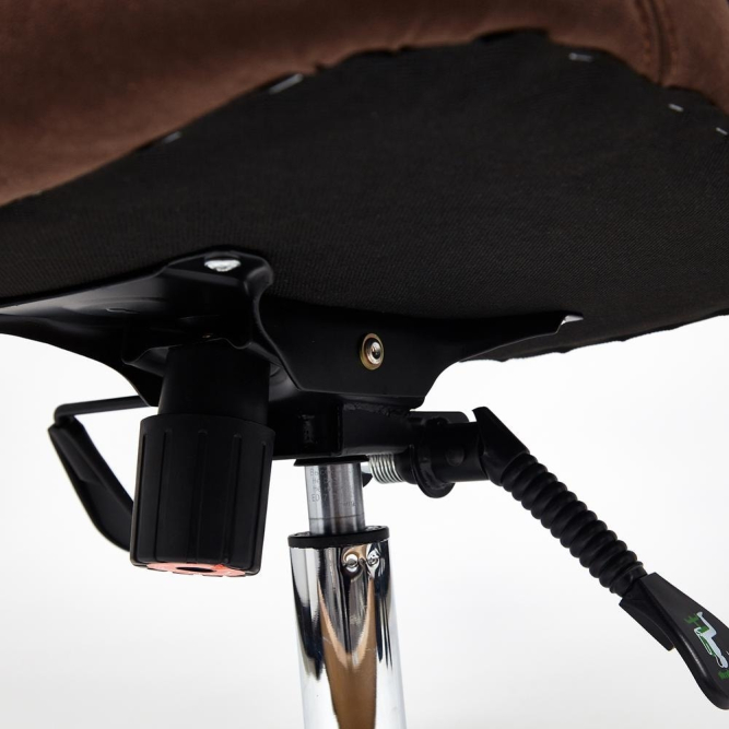 Кресло SOFTY LUX флок , коричневый, 6