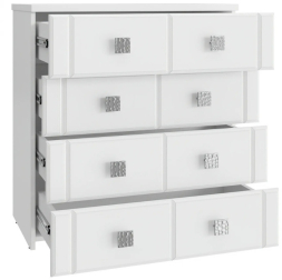 Комод Изабель ИЗ-50К белое дерево