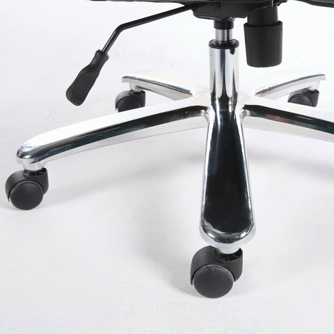 Кресло офисное BRABIX PREMIUM &quot;Advance EX-575&quot;, хром, экокожа, черное, 531825