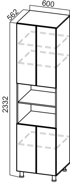 Пенал П600 Модерн Нью