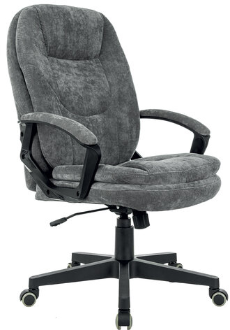 Кресло офисное BRABIX PREMIUM "Trend EX-568", велюр, серое, 533013