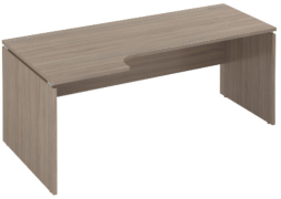 Стол ЛЕВЫЙ эргономичный на опорах СВ14