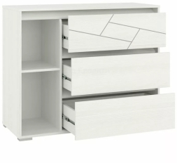 Комод с дверкой и тремя ящиками Аделина