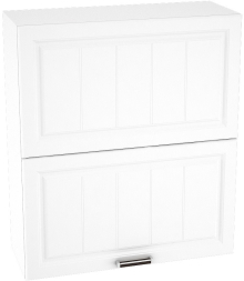 Шкаф верхний горизонтальный высокий с 2 створками ШВГ802М Прага