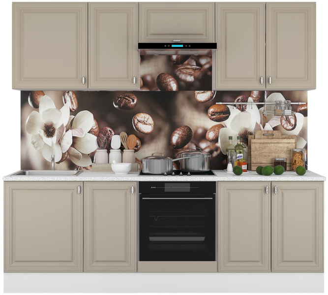 Кухня Ева комплект 1 Мокко софт