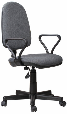 Кресло "Prestige", с подлокотниками, серое