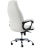 Кресло BOSS люкс (хром) кож/зам, белый, 36-01/36-01/06