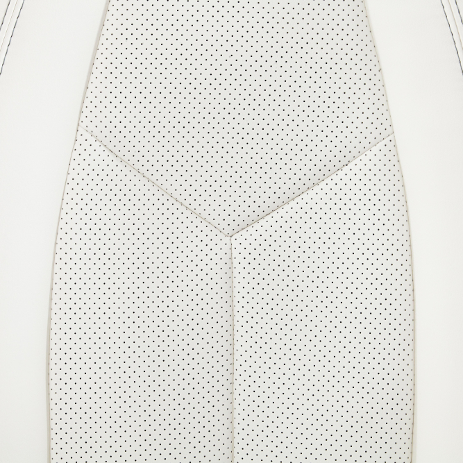 Кресло BOSS люкс (хром) кож/зам, белый, 36-01/36-01/06