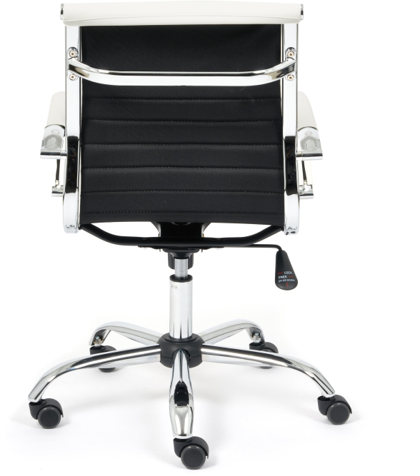 Кресло URBAN-LOW кож/зам, белый, 36-01