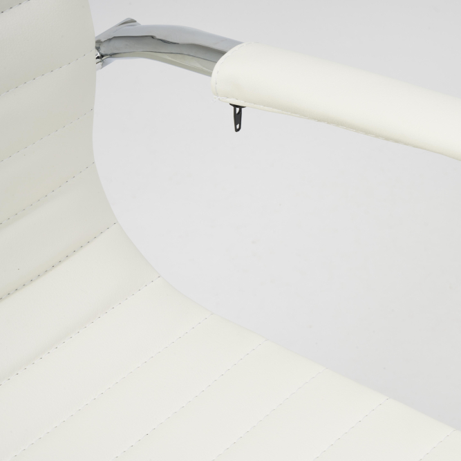 Кресло URBAN-LOW кож/зам, белый, 36-01