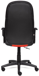 Кресло PARMA кож/зам, черный/красный, 36-6/36-161