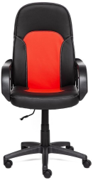 Кресло PARMA кож/зам, черный/красный, 36-6/36-161