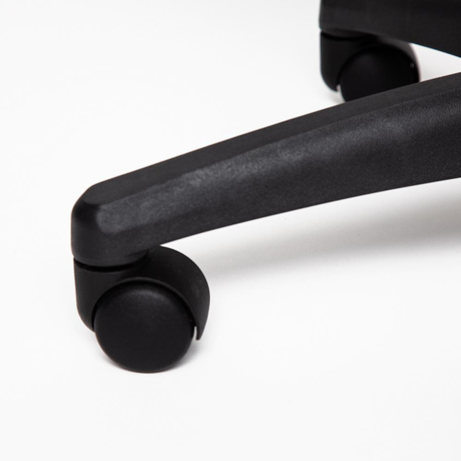 Кресло PARMA кож/зам, черный/красный, 36-6/36-161