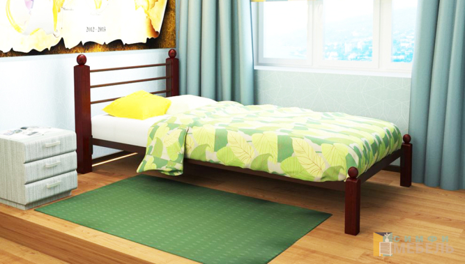 Металлическая кровать Милана мини Lux