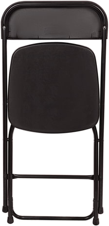 Стул складной для дома и офиса BRABIX &quot;Golf CF-002&quot;, черный каркас, пластик черный, 531563