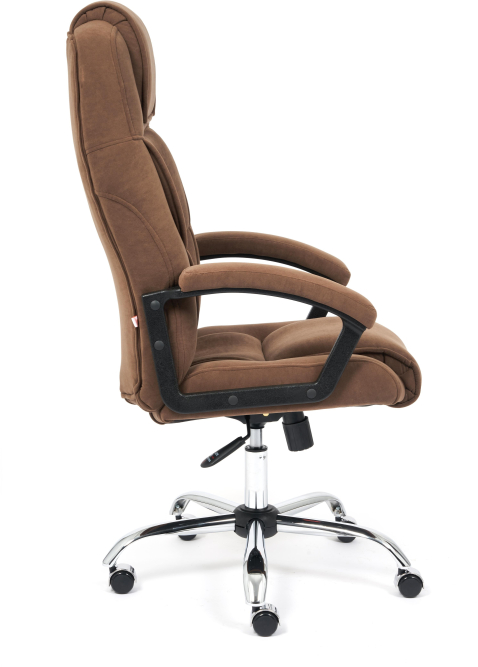 Кресло BERGAMO (хром) флок , коричневый, 6