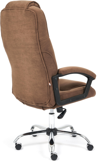 Кресло BERGAMO (хром) флок , коричневый, 6