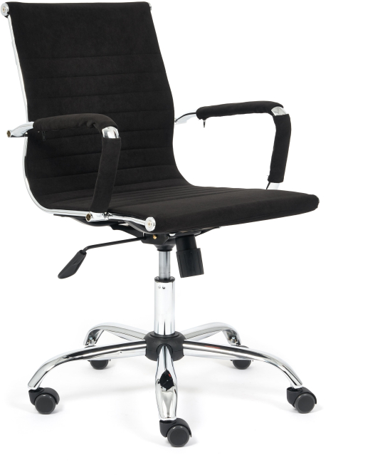 Кресло URBAN-LOW флок , черный, 35